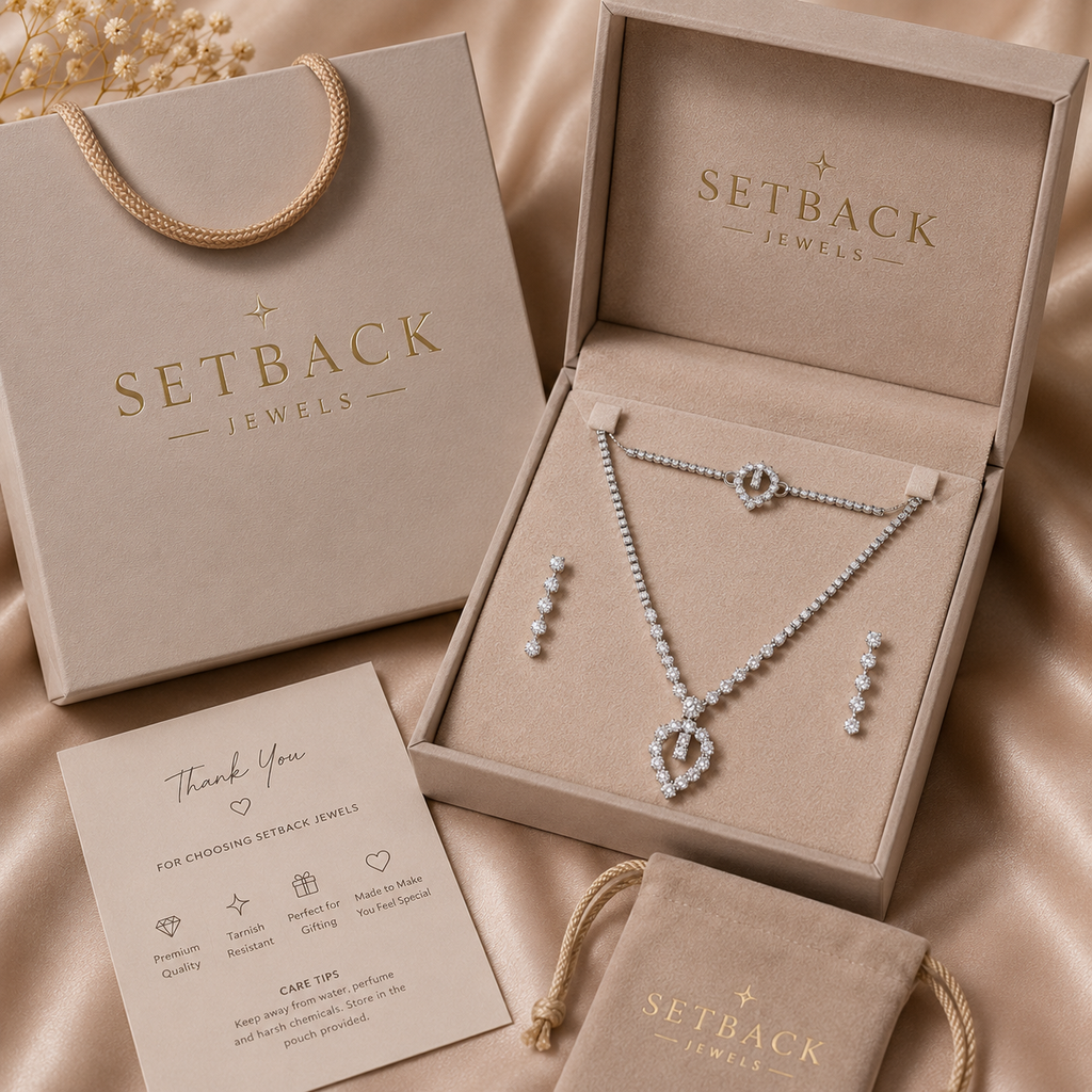Setback Premium Crystal Jewelry Set for Women